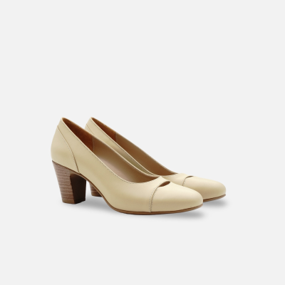 White Buffalo Product - اندازه پاشنه 6<br> - کرم - تصویر 1