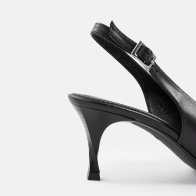 White Buffalo Product - اندازه پاشنه 6<br> - مشکی یراق نیکل - تصویر 4