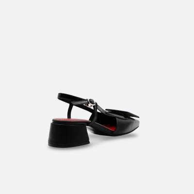 White Buffalo Product - اندازه پاشنه 4<br> - مشکی یراق نیکل - تصویر 1