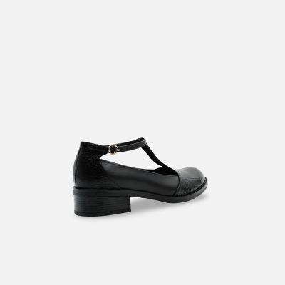 White Buffalo Product - اندازه پاشنه 3<br> - چرم مشکی طرح دار - تصویر 1