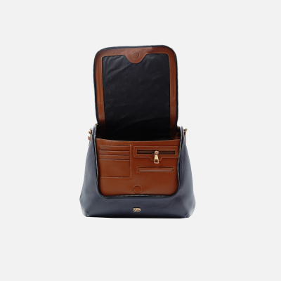 White Buffalo Product - بند بلند دارد<br>طول 35cm<br>ارتفاع 30cm<br>عمق 12cm<br> - سرمه ای-عسلی - تصویر 1