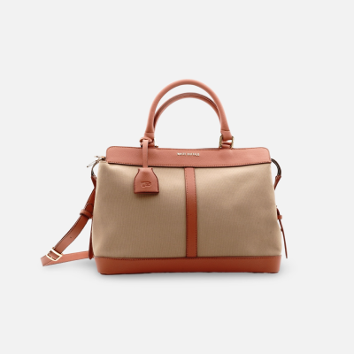 White Buffalo Product - بند بلند دارد<br>طول 34cm<br>ارتفاع 26cm<br>عمق 12cm<br> - کرم خاکی-آجری - تصویر 2