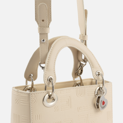 White Buffalo Product - بند بلند دارد<br>طول 19cm<br>ارتفاع 15cm<br>عمق 7cm<br> - شیری - تصویر 2