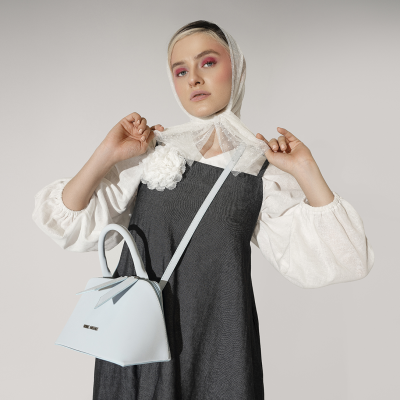 White Buffalo Product - بند بلند دارد<br>طول 22cm<br>ارتفاع 15cm<br>عمق 9cm<br> - آبی روشن - تصویر 9