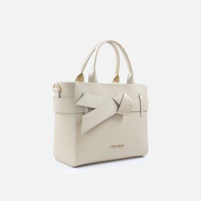 White Buffalo Product - بند بلند دارد<br>طول 25cm<br>ارتفاع 20cm<br>عمق 11cm<br> - کرم - تصویر 4